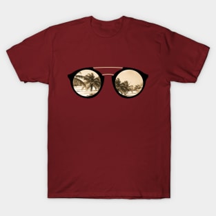 Sepia Sunglasses T-Shirt